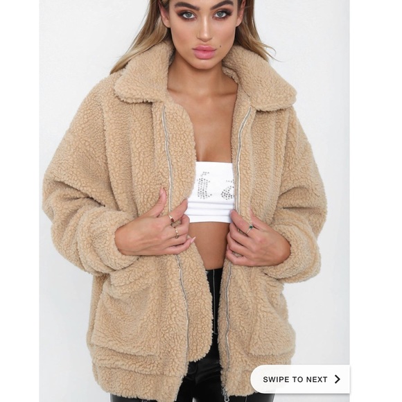 princess polly teddy jacket